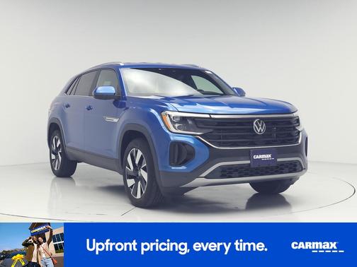 Blue 2024 Volkswagen Atlas Cross Sport SE w/Tech
