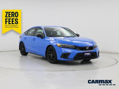 Blue 2023 Honda Civic Sport