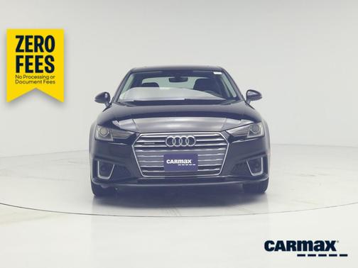 Black 2019 Audi A4 Premium