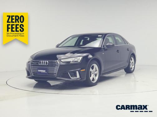 Black 2019 Audi A4 Premium