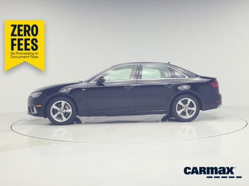 Black 2019 Audi A4 Premium