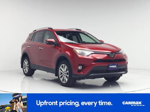 Red 2017 Toyota RAV4 Limited