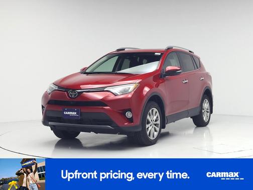 Red 2017 Toyota RAV4 Limited
