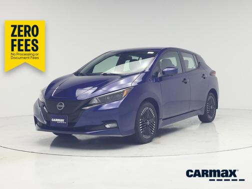 Blue 2023 Nissan Leaf SV Plus