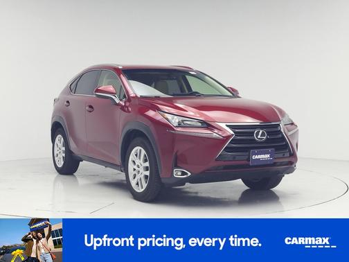 Red 2016 Lexus NX 200t