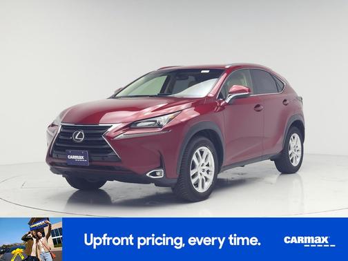 Red 2016 Lexus NX 200t