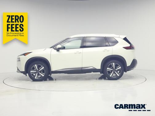 White 2023 Nissan Rogue Platinum