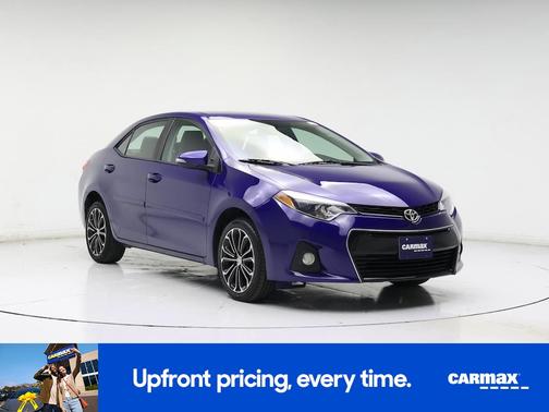 Blue 2015 Toyota Corolla S Plus