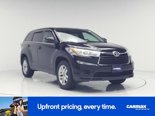 Black 2016 Toyota Highlander LE