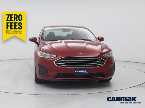 Red 2020 Ford Fusion SE