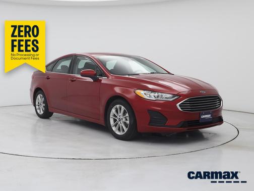 Red 2020 Ford Fusion SE