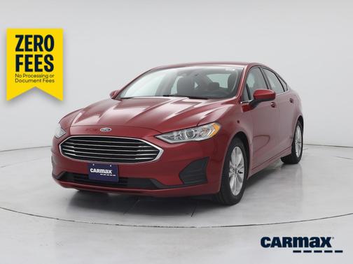 Red 2020 Ford Fusion SE