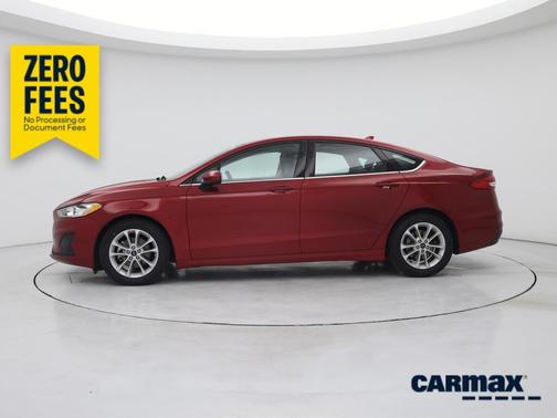 Red 2020 Ford Fusion SE