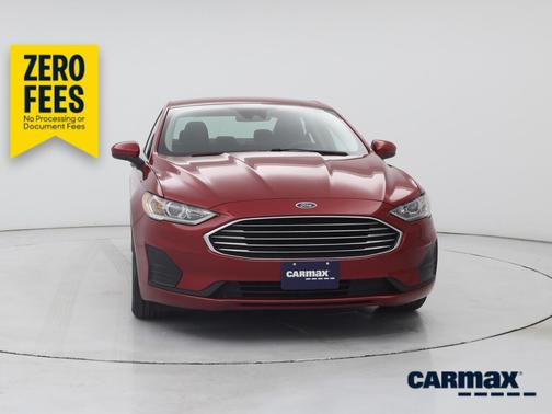 Red 2020 Ford Fusion SE
