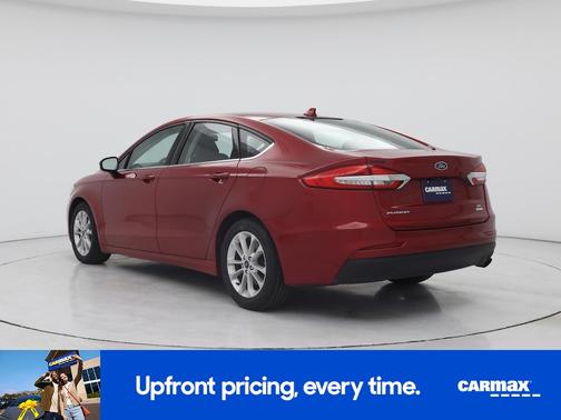 Red 2020 Ford Fusion SE