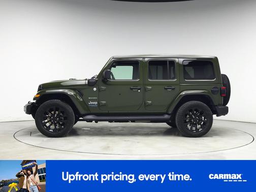 Green 2021 Jeep Wrangler Unlimited 4xe Unlimited Sahara