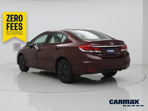 Burgundy 2014 Honda Civic LX
