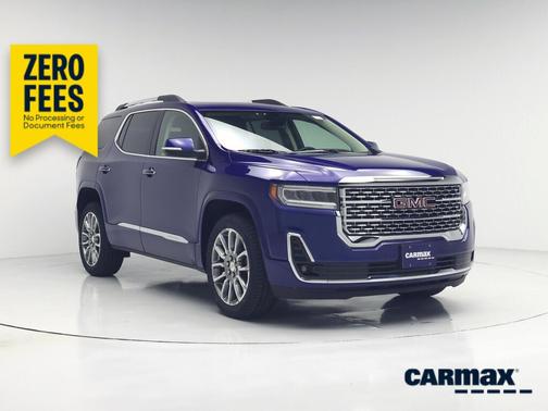 Blue 2023 GMC Acadia Denali