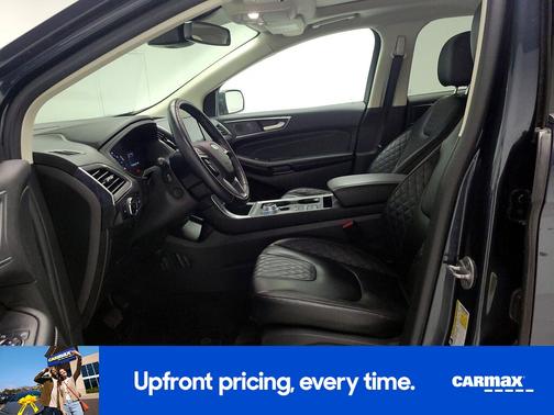 Blue 2023 Ford Edge Titanium