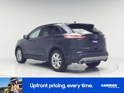 Blue 2023 Ford Edge Titanium