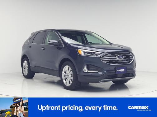 Blue 2023 Ford Edge Titanium