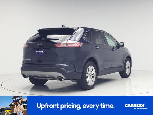 Blue 2023 Ford Edge Titanium