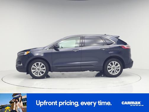 Blue 2023 Ford Edge Titanium