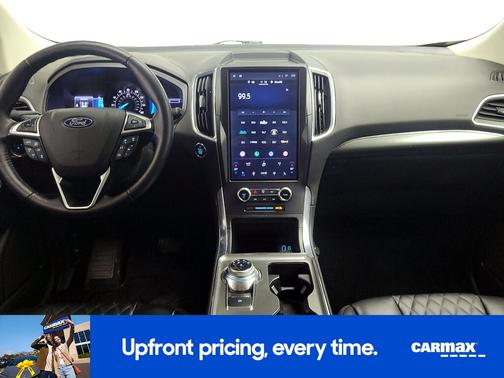 Blue 2023 Ford Edge Titanium