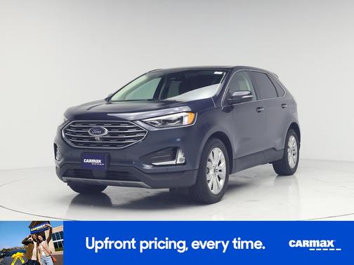 Blue 2023 Ford Edge Titanium