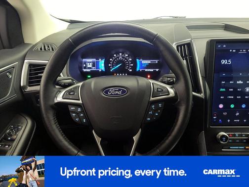 Blue 2023 Ford Edge Titanium