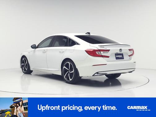 White 2022 Honda Accord Hybrid Sport