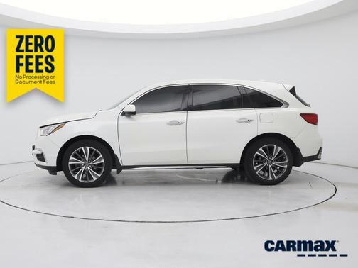 White 2019 Acura MDX SH-AWD Technology