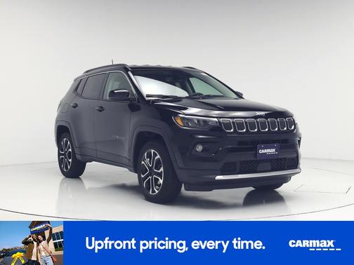 Black 2022 Jeep Compass Limited