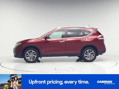 Red 2015 Nissan Rogue SL