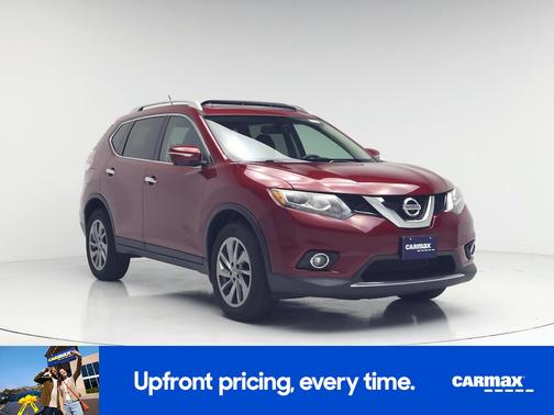 Red 2015 Nissan Rogue SL
