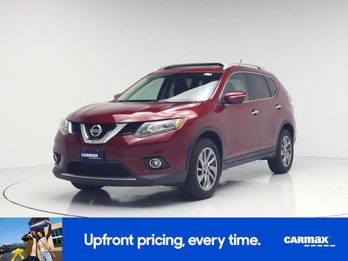 Red 2015 Nissan Rogue SL