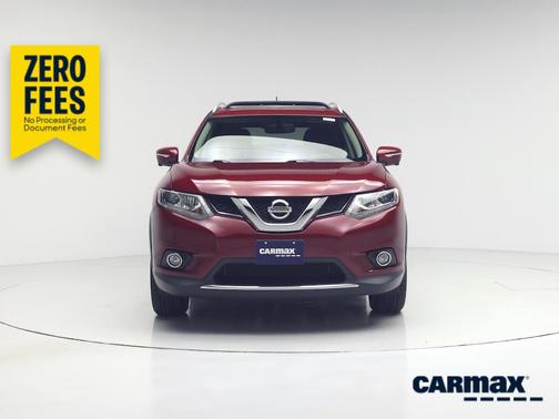 Red 2015 Nissan Rogue SL