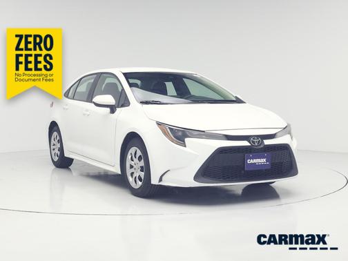 White 2021 Toyota Corolla LE