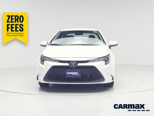 White 2021 Toyota Corolla LE