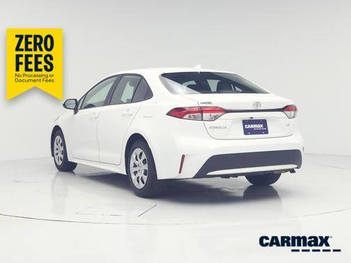 White 2021 Toyota Corolla LE