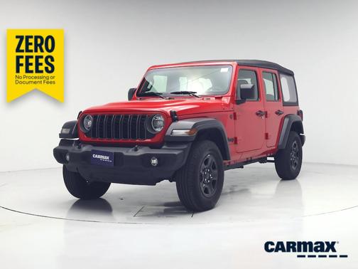 Red 2025 Jeep Wrangler Sport