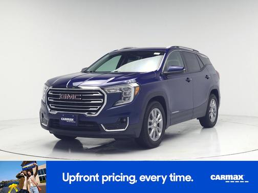 Blue 2022 GMC Terrain SLE