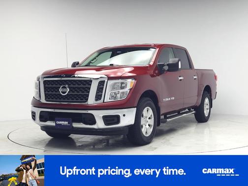 Burgundy 2018 Nissan Titan SV