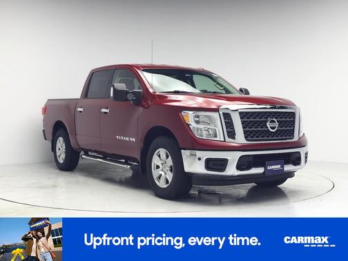 Burgundy 2018 Nissan Titan SV