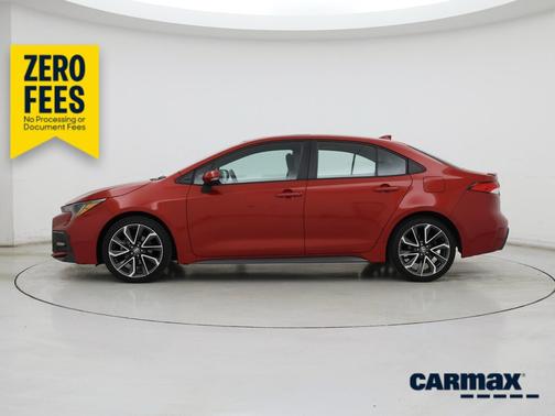 Red 2020 Toyota Corolla SE
