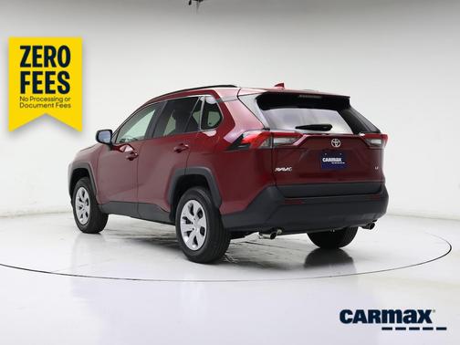 Burgundy 2021 Toyota RAV4 LE