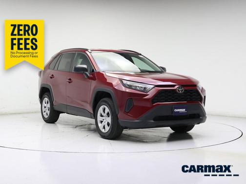 Burgundy 2021 Toyota RAV4 LE
