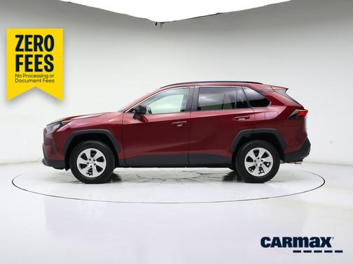 Burgundy 2021 Toyota RAV4 LE