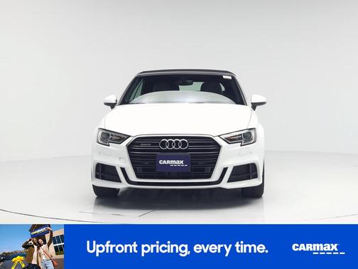 White 2018 Audi A3 Premium Plus
