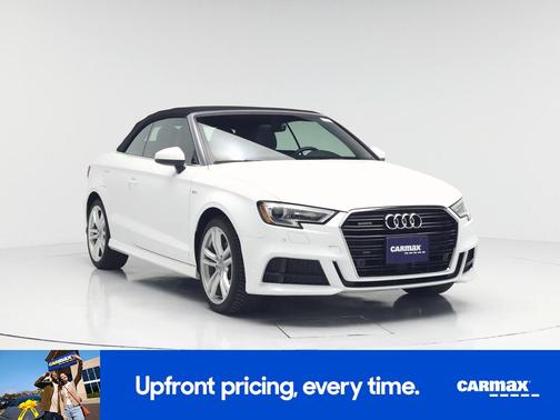 White 2018 Audi A3 Premium Plus